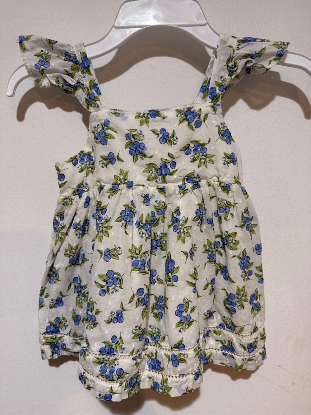 Cynthia Rowley Ruffle Blueberry Dress